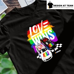 NASCAR Checkered Flag Sports Love Wins shirt