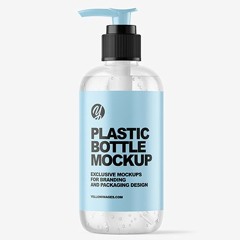 Download Free Clear Cosmetic Bottle Mockup Mockups PSD Templates