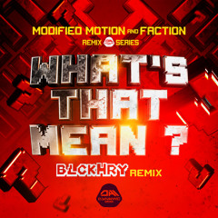 What's That Mean (BlckHry Remix)