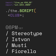 stereotype @clvbs app OCT 15