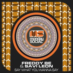 Freddy Be & Savi Leon - Say What You Wanna Say (Inc Gorge Remix)