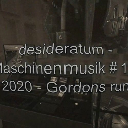 Maschinenmusik # 12: 2020 - Gordons run (Moog Subharmonicon, Mother-32, DFAM, Doepfer A-100)