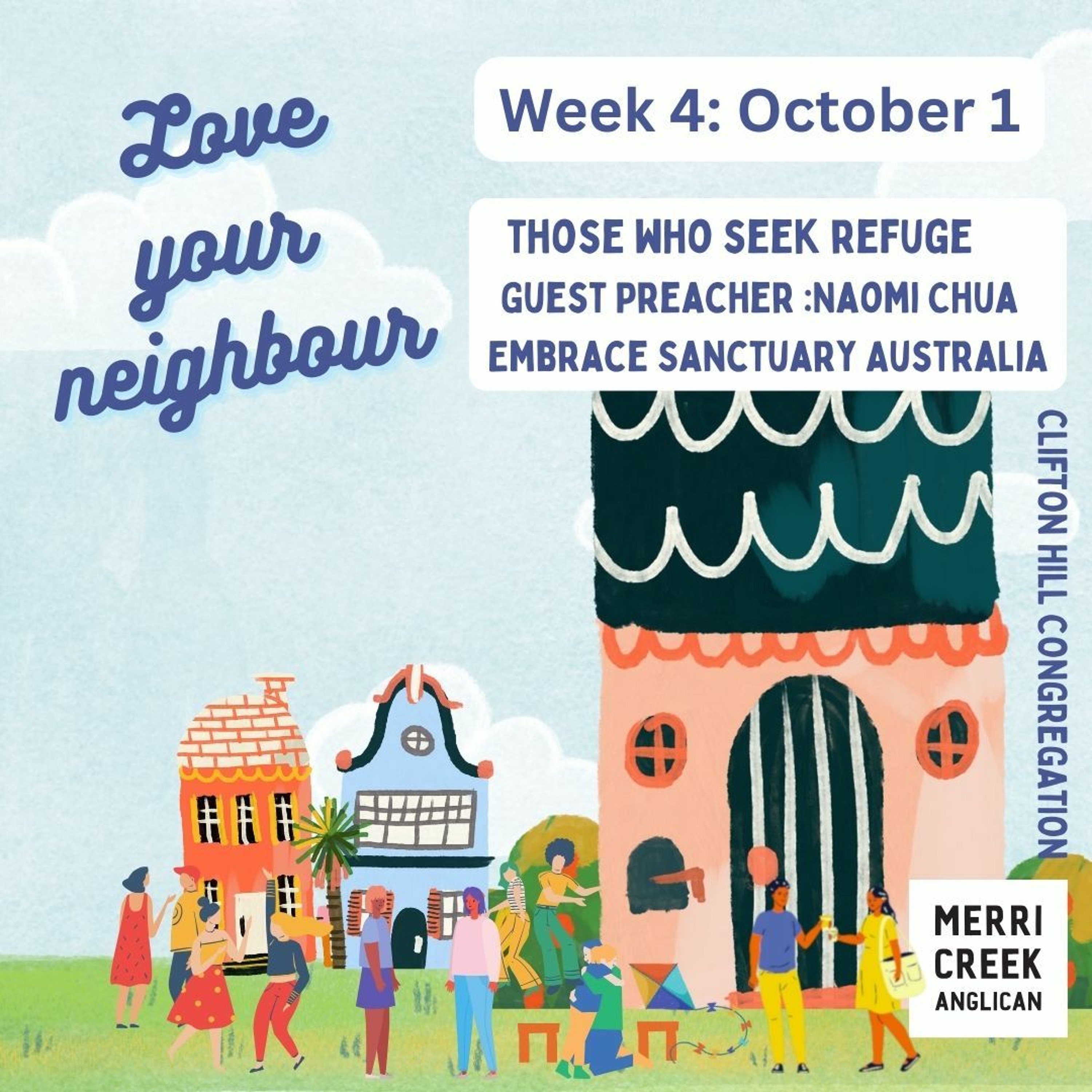 [Naomi Chua] Love Your Neighbour- Those Seeking Refuge. (Deuteronomy 10:12-22) 01.10.23 episode artwork