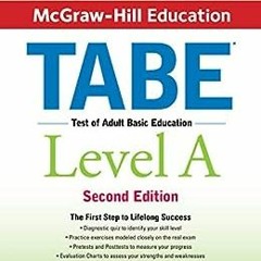 _McGraw-Hill Education TABE Level A, Second Edition BY Phyllis Dutwin (Author),Carol J. Altreut