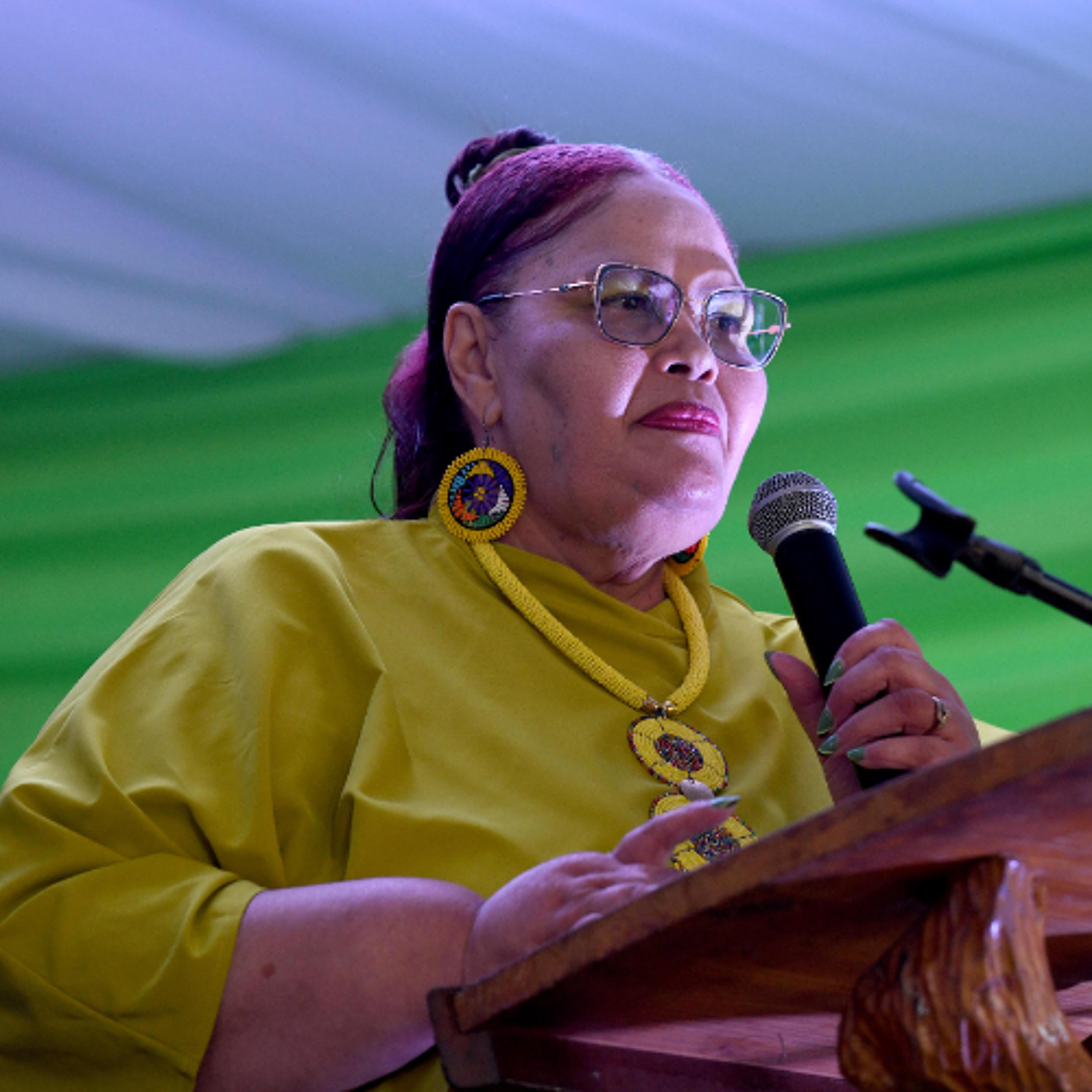 Mayor of Tsantsabane Local Municipality Helena English.