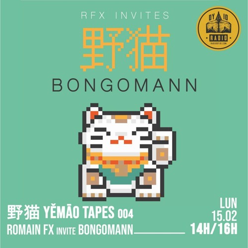 野猫 Yěmāo Tapes #04 - Romain FX invite : Bongomann - 15/02/2021
