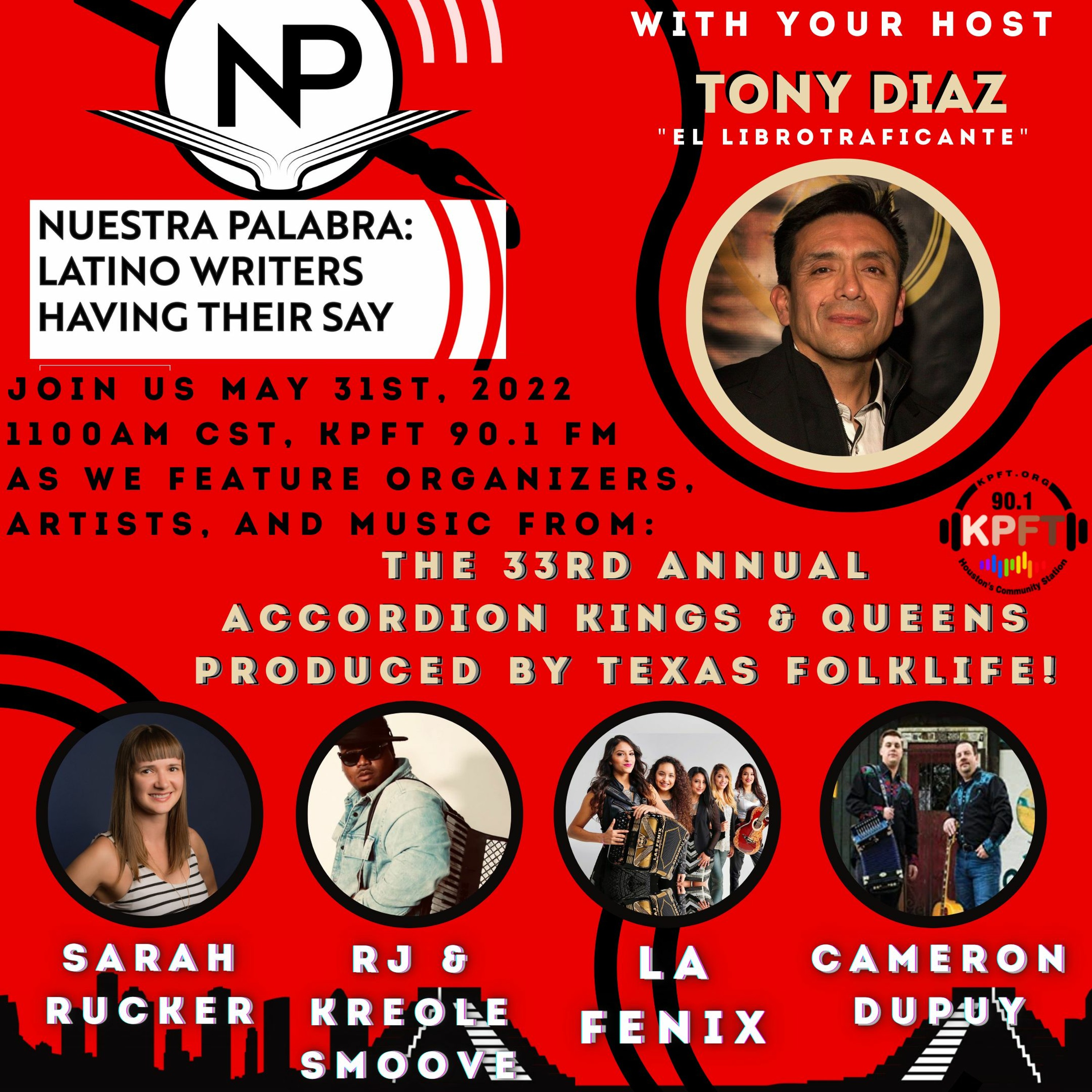 Nuestra Palabra: Latino Writers Have Their Say w/ Tony Diaz