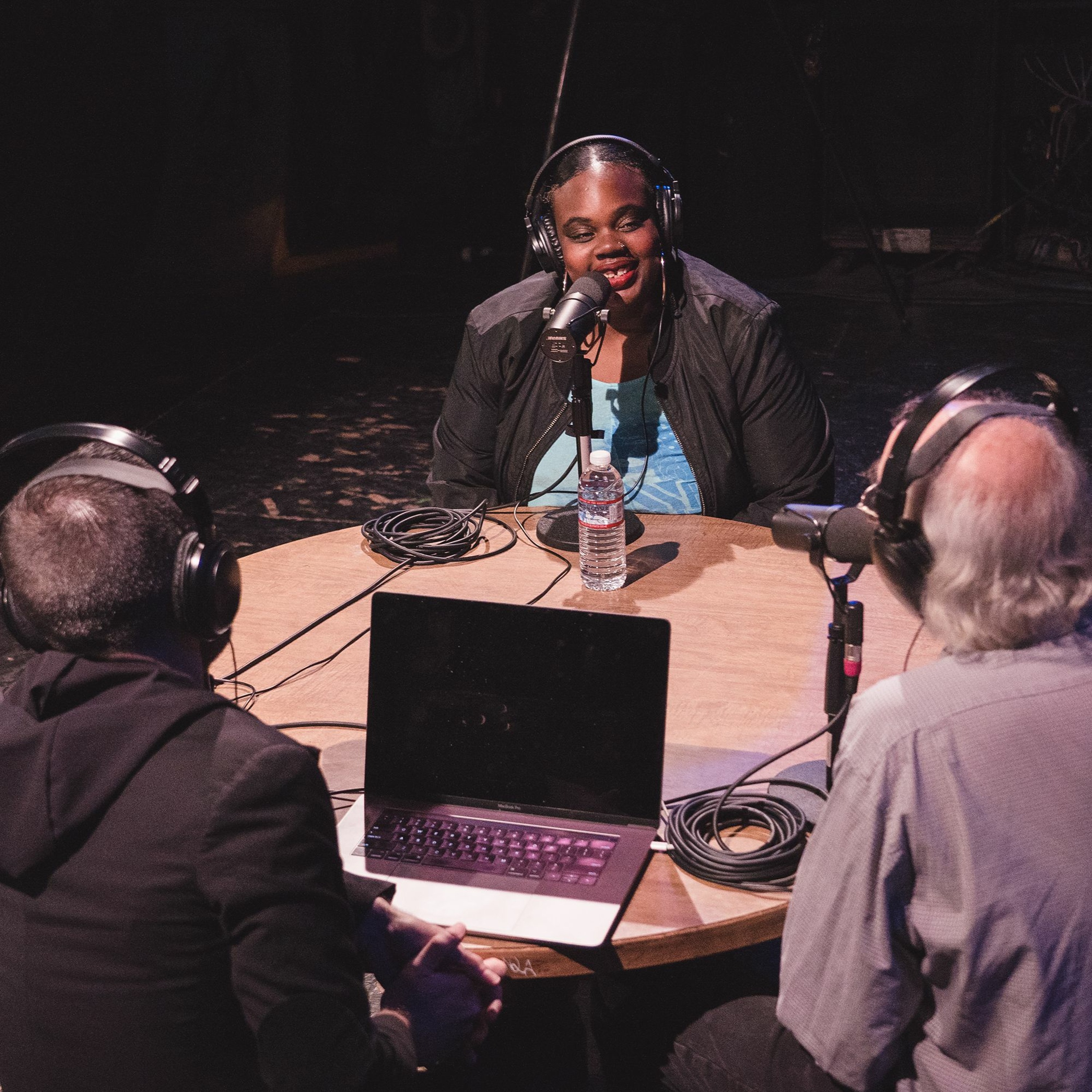 Onstage with Jim and Tom