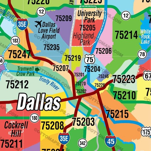 Stream Map Of Zip Codes In Dfw Area by Sarah | Listen online for free ...
