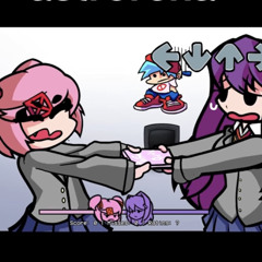 FNF vs Natsuki - Natsuki and Yuri sing Tug Of War