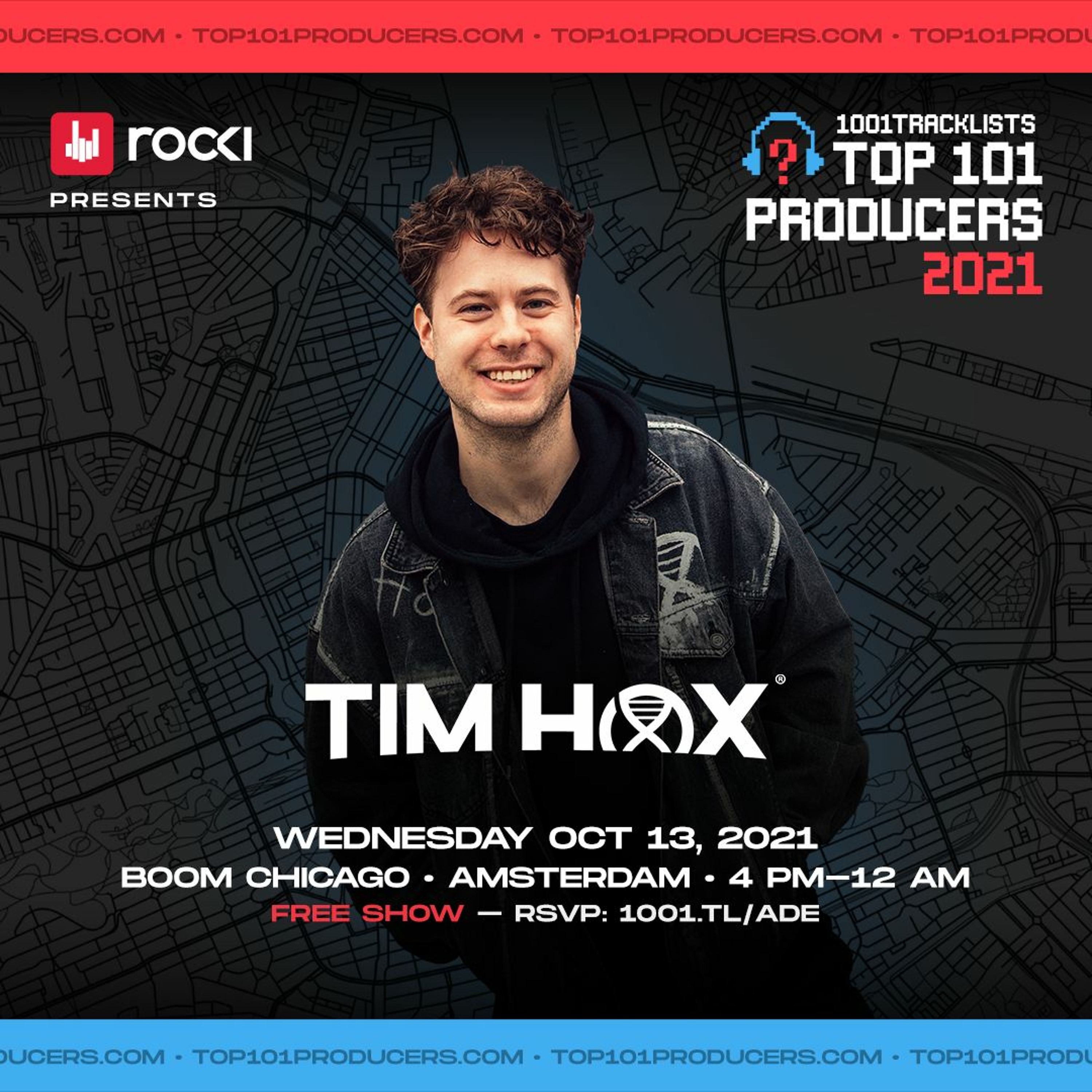 Tim Hox - LIVE @ 1001Tracklists x ROCKI Present: Top 101 Producers 2021 ADE Celebration episode artwork