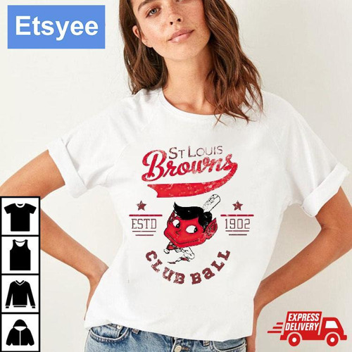 Stream St. Louis Browns Club Ball Estd 1902 T Shirt by goduckoo
