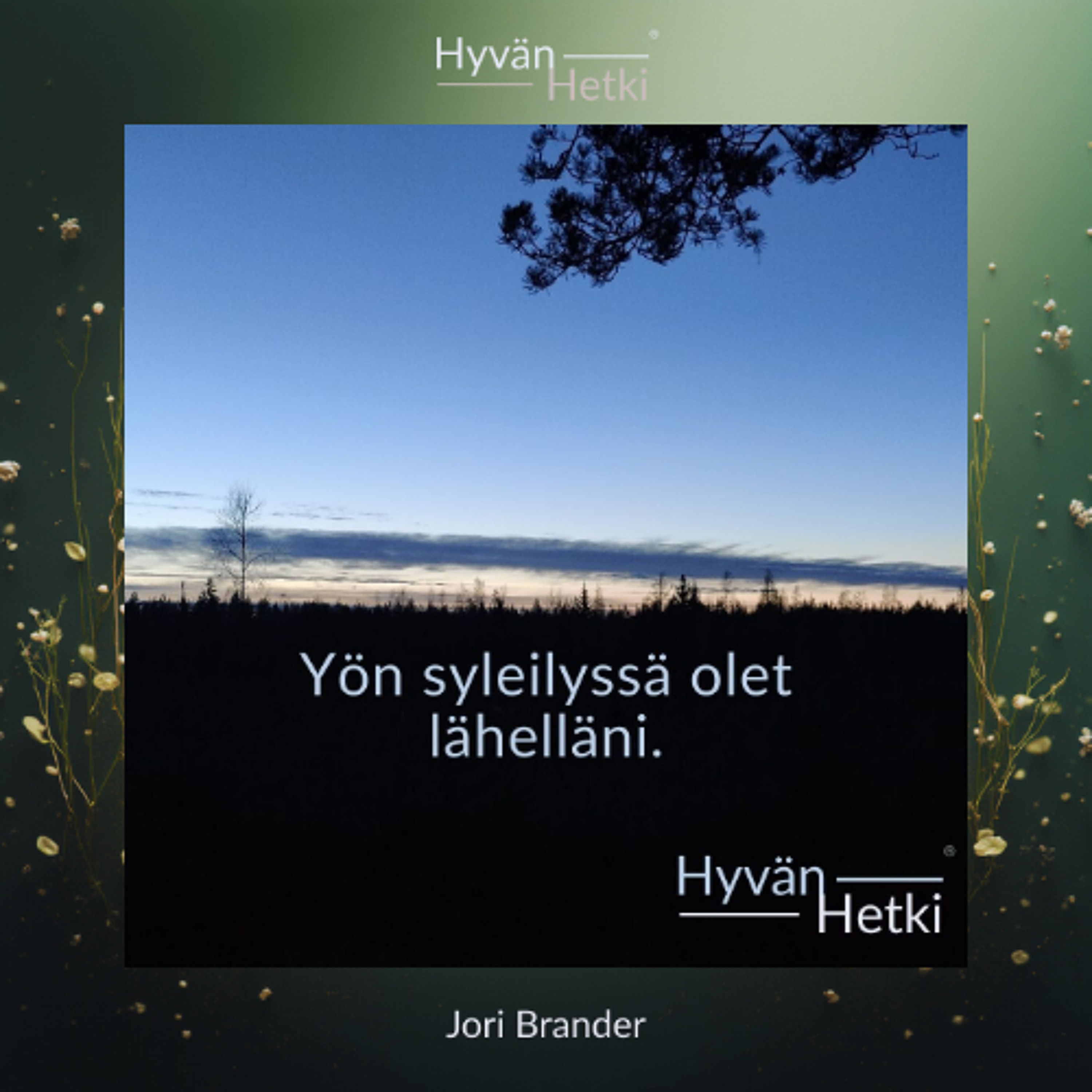 Yön syleilyssä olet lähelläni. (19.06.2026) episode artwork