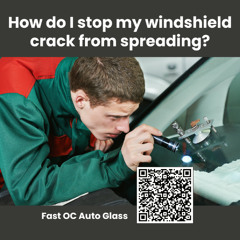 How do I stop my windshield crack from spreading?