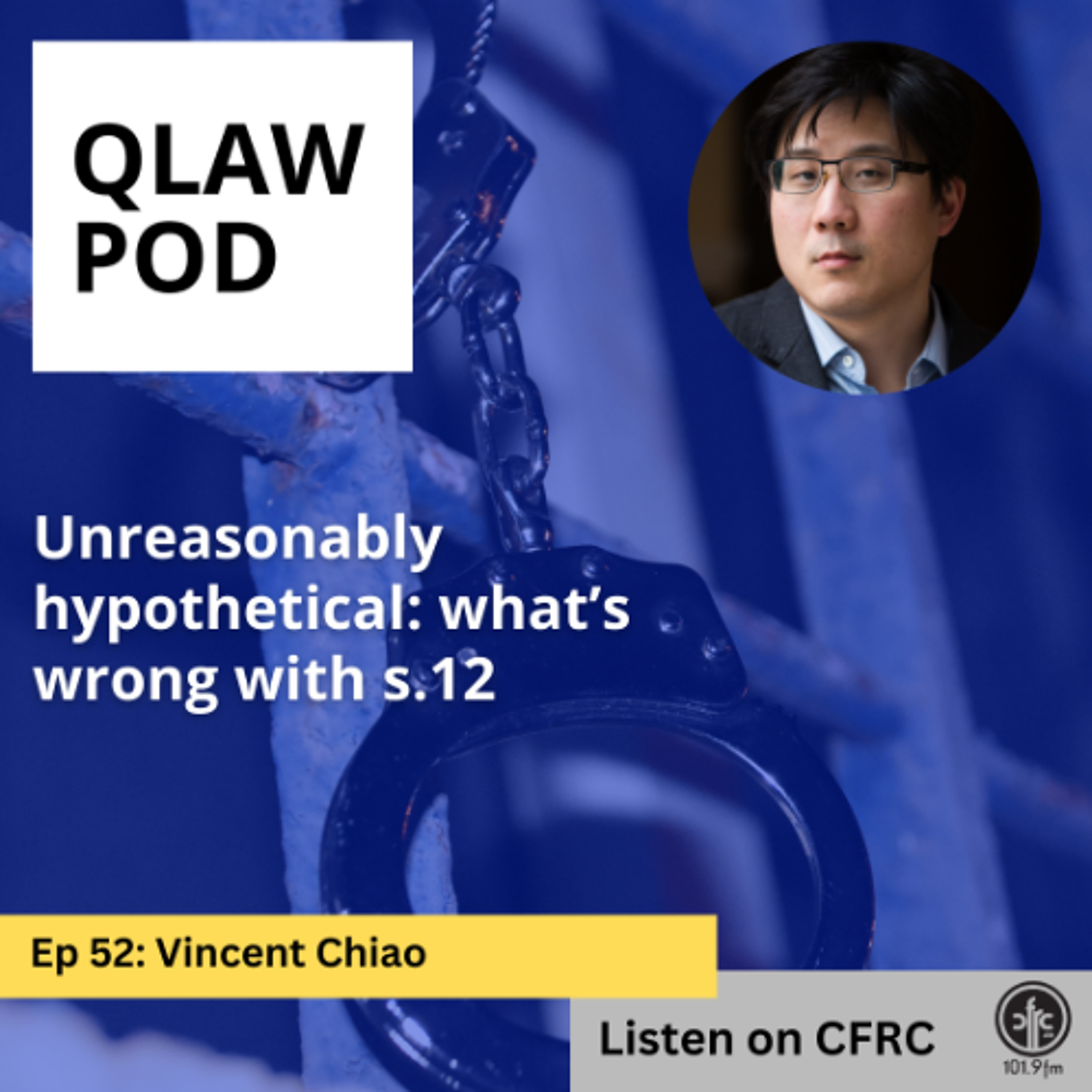 Qlaw Pod - Episode 52 - Unreasonably hypothetical: what’s wrong with s.12 episode artwork