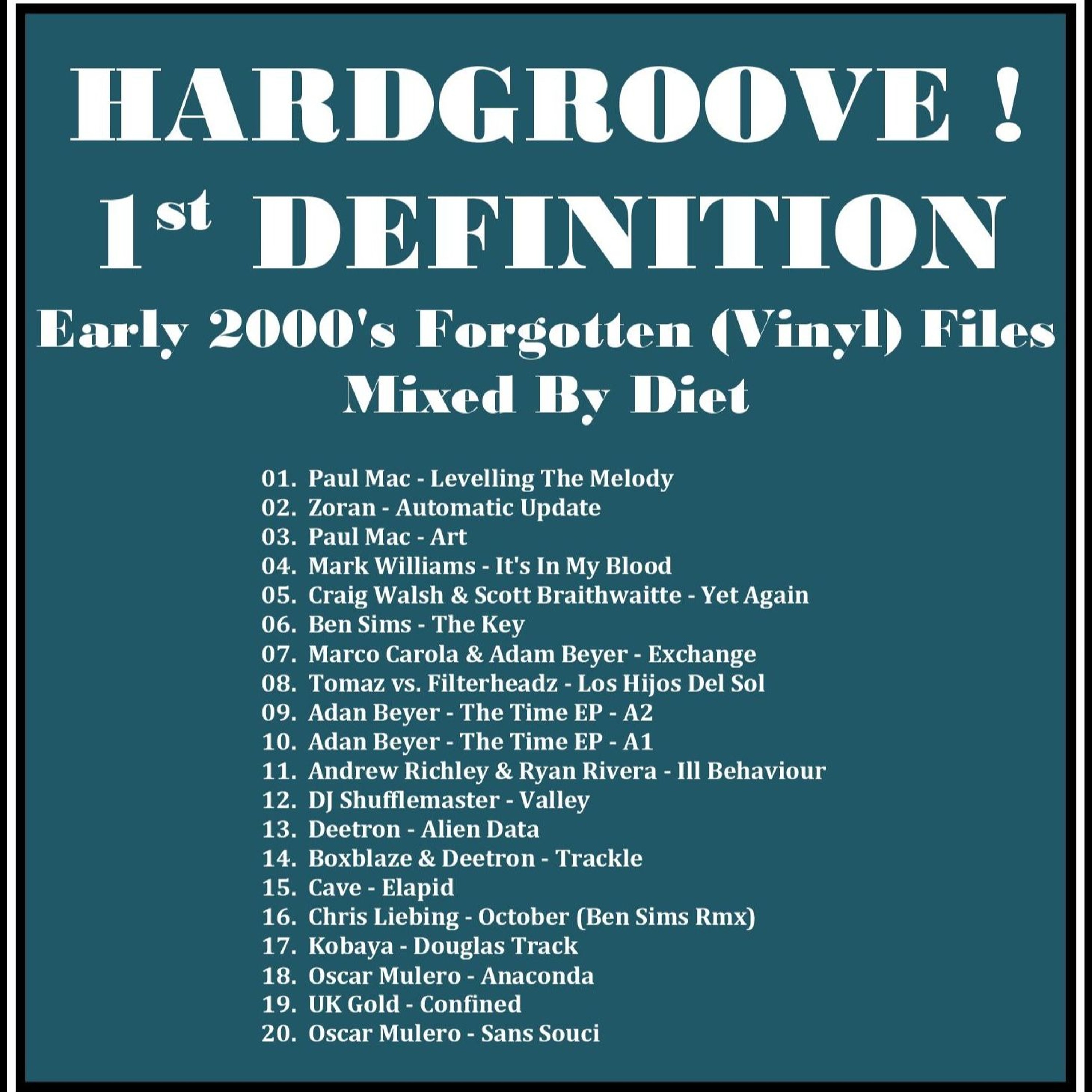 HARDGROOVE! 1st Definition - Forgotten (Vinyl) Files Mixed By Diet episode artwork