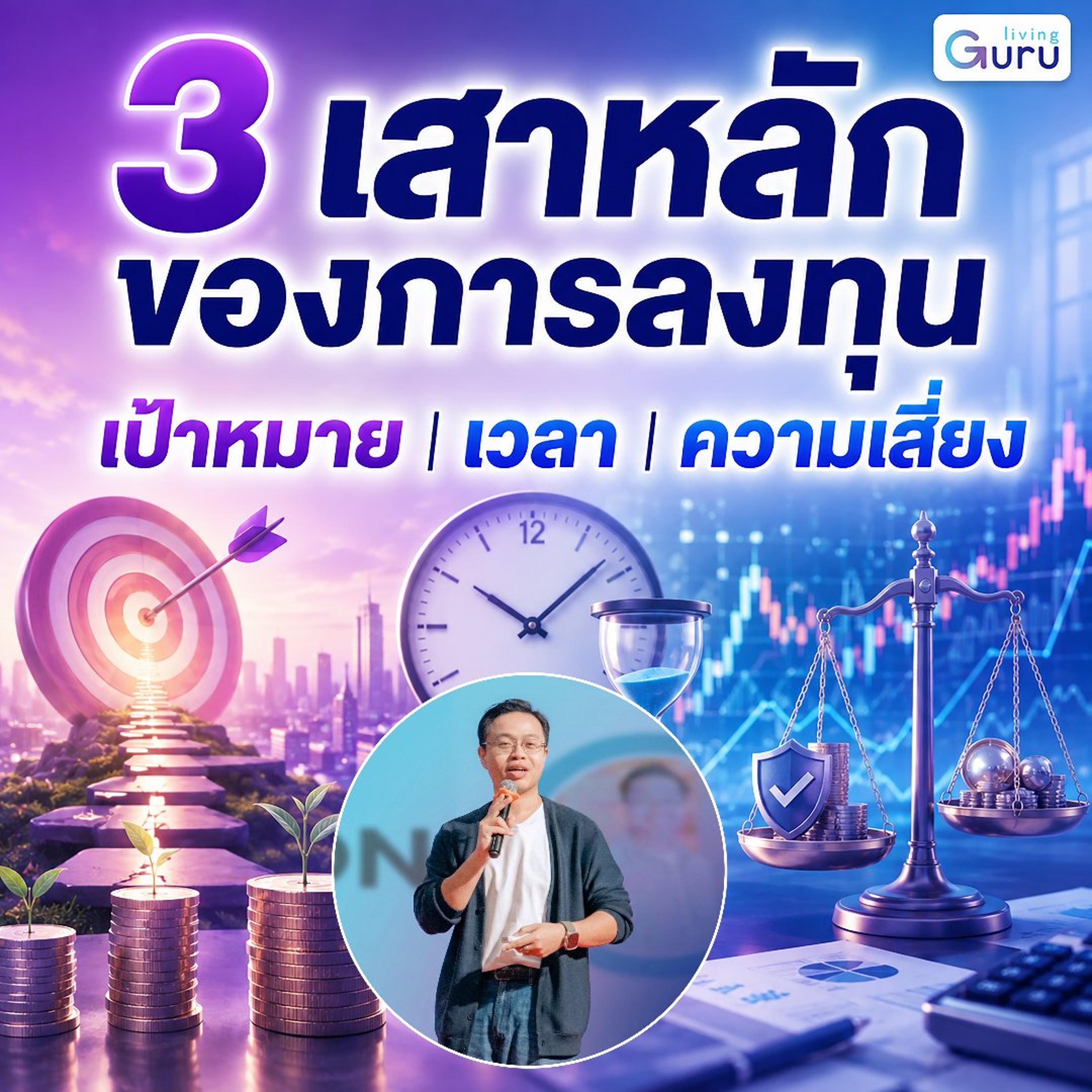 ทำความเข้าใจ 3 เสาหลักการลงทุน เป้าหมาย x เวลา x ความเสี่ยง Wealth Wisdom Podcast EP167