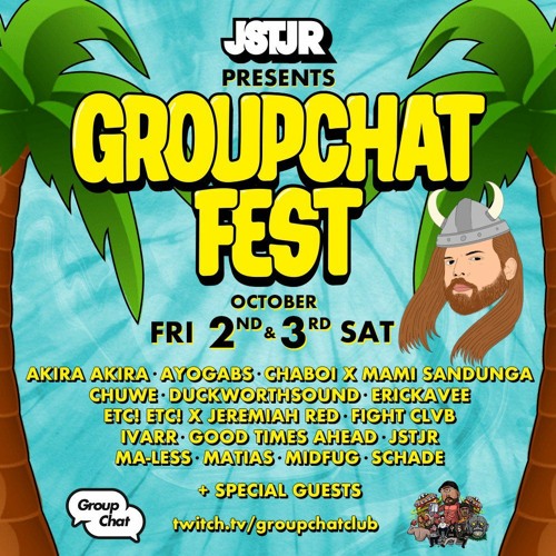 JSTJR Presents: Group Chat Fest 2 Guest Set w/ IVARR [Tracklist Unlocked at 1000 plays]