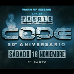 CODE Fabrik 20 Anniversary warm up session