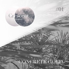 • Crescent Textures #01 • Concrete Gold
