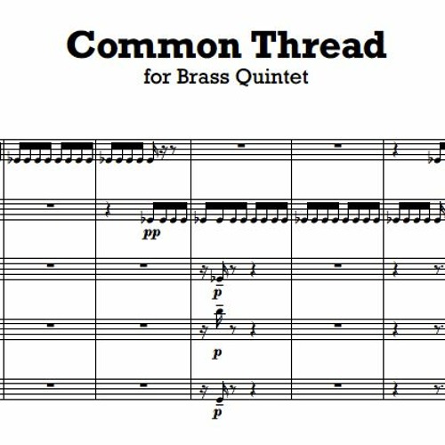 Common Thread for Brass Quintet