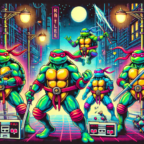 Turtles in Time Tribute Arcade Game Music