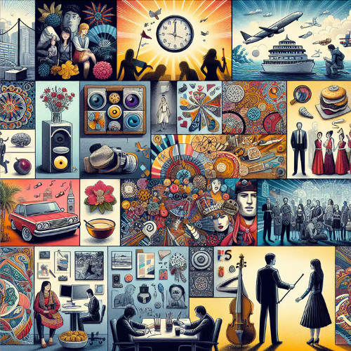 Behind the scenes- a collage of moments