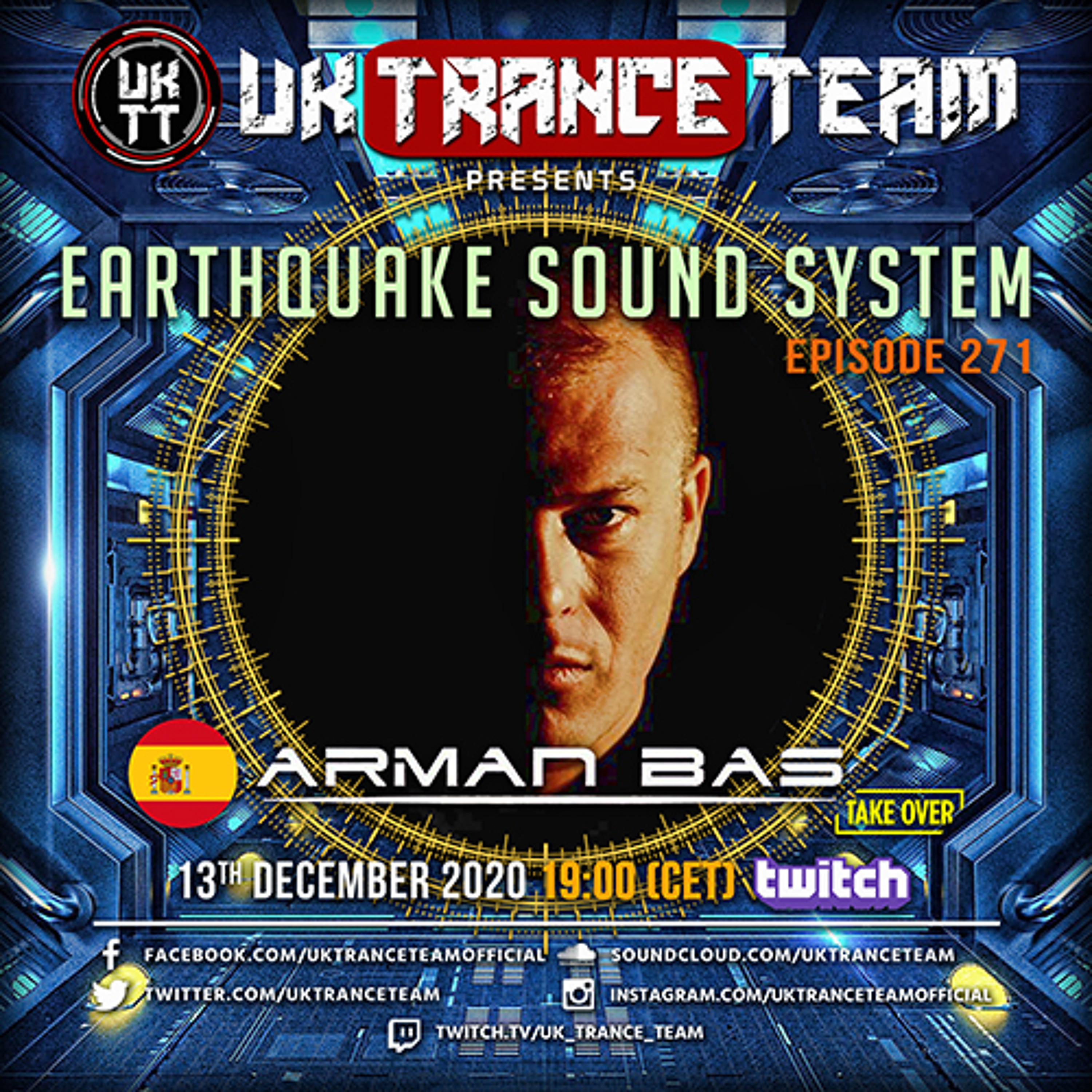 UkTranceTeam Pres. Earthquake Sound System 271 (Take Over By Arman Bass) episode artwork