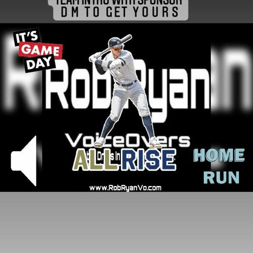 Stream Player intro with number for Baseball Team by Rob Ryan Voicovers