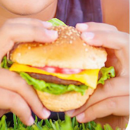 IPhone VERSUS burger (duck)