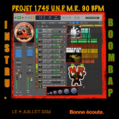 Projet 1745 Unk. M.R.  Instru. BoomBap 90 BPM MAST. L.P.