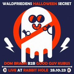 dom_braun B2B Good Guy Kubus AllNight @ Waldfrieden Halloween Secret Floor