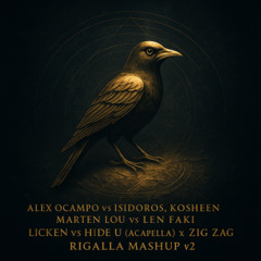 Alex Ocampo Vs Isidoros, Kosheen, Marten Lou Vs Len Faki - Licken Vs Hide U ( Acapella ) Vs Zig Zag - Rigalla Mashup 2nd Version