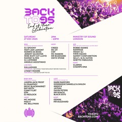 Backto95 End Of Year Celebration  Advert