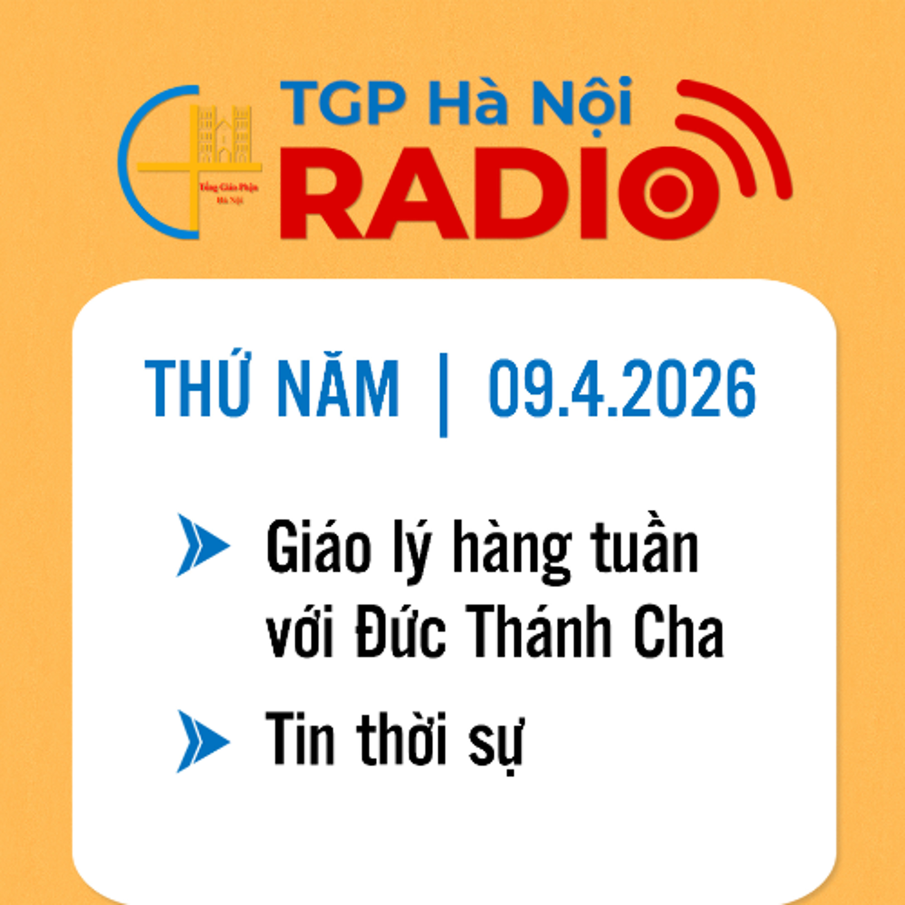 Thứ Năm ngày 09/4/2026