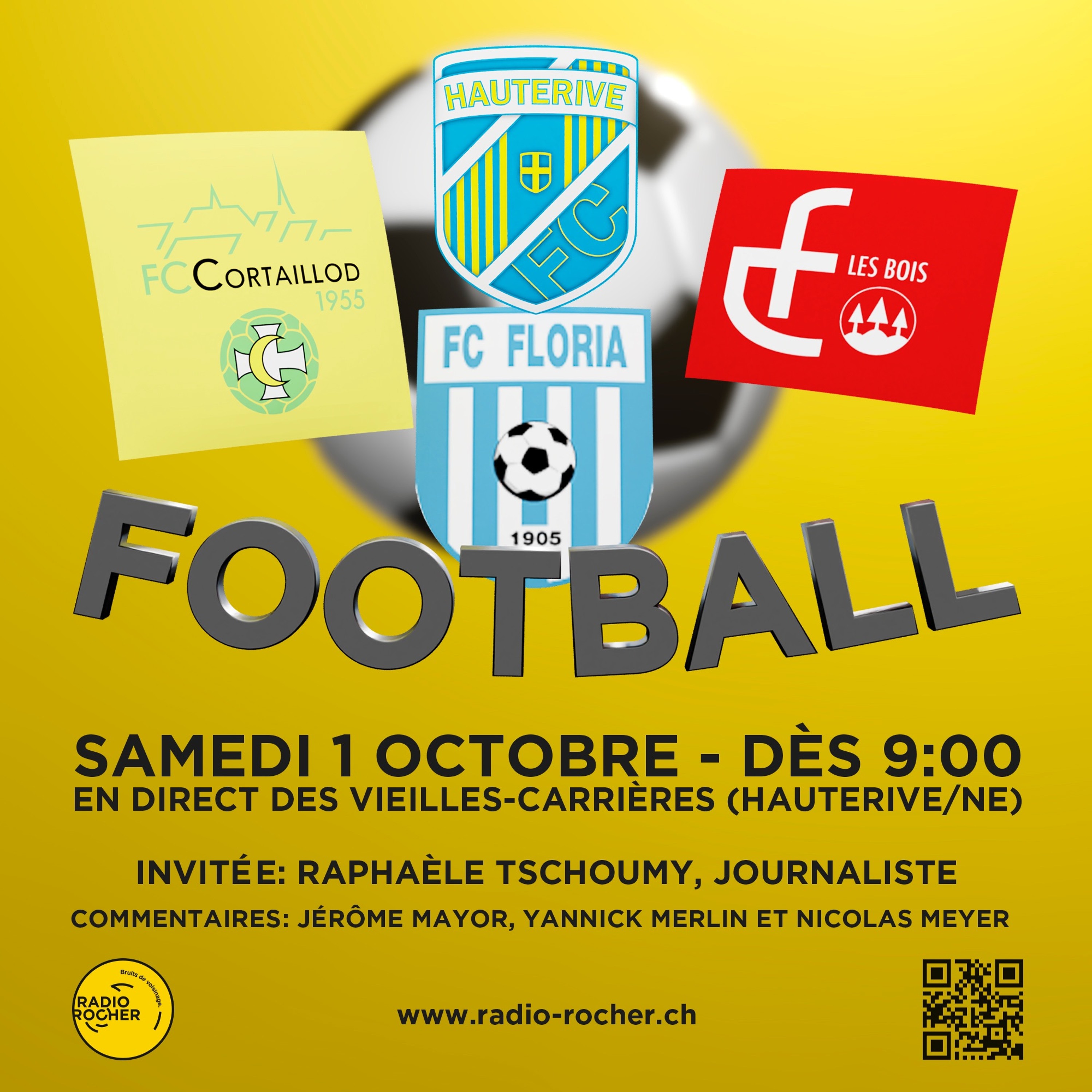 01.10.2022 - FC Hauterive/FC Floria - FC Hauterive/FC Cortaillod - FC Hauterive/FC Les Bois episode artwork