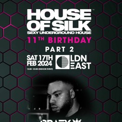 Crazy Cousinz - Live - House of Silk 11th Birthday Part 2 - Sat 17th Feb 2024 - LDN East