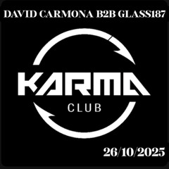 David Carmona B2B Glass187 @ Karma Club 26-10-2025 Morning set