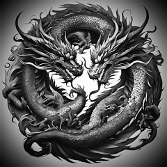 白龍と黒龍/Ying Yang