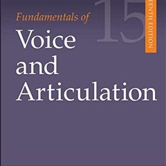 [VIEW] EBOOK 💖 Fundamentals of Voice and Articulation by  Lyle Mayer EPUB KINDLE PDF