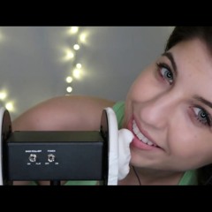 ASMR Ear Licking Whispering Ear to Ear Pt. 3