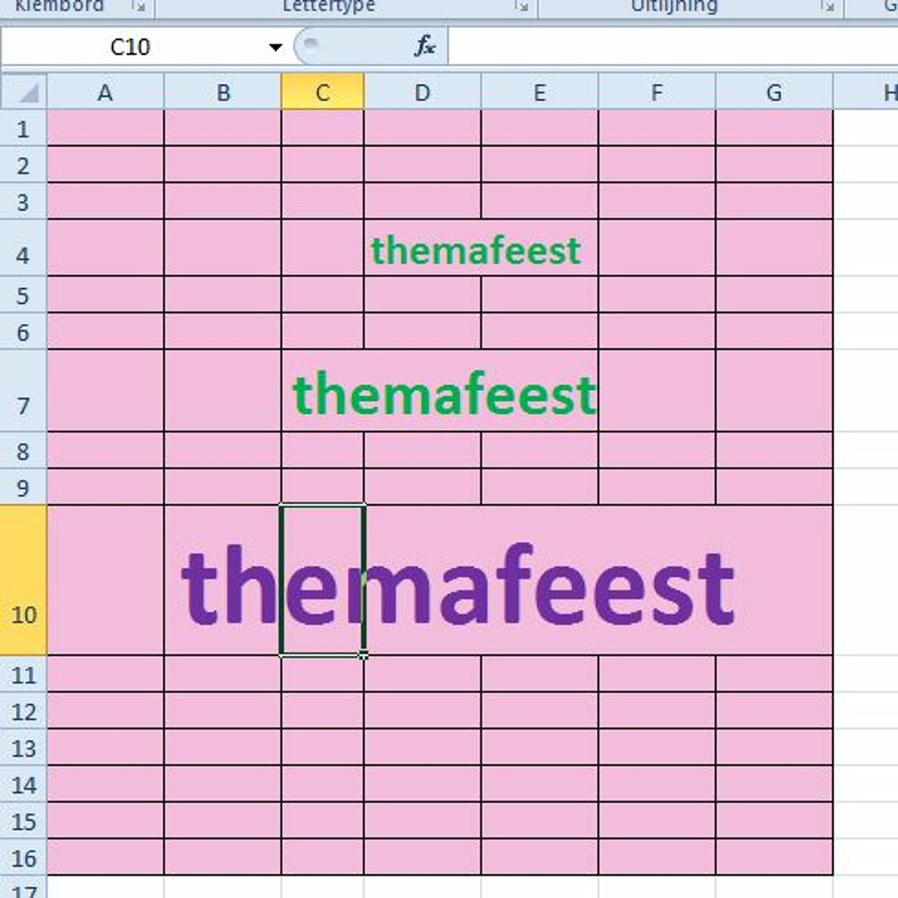 Themafeest