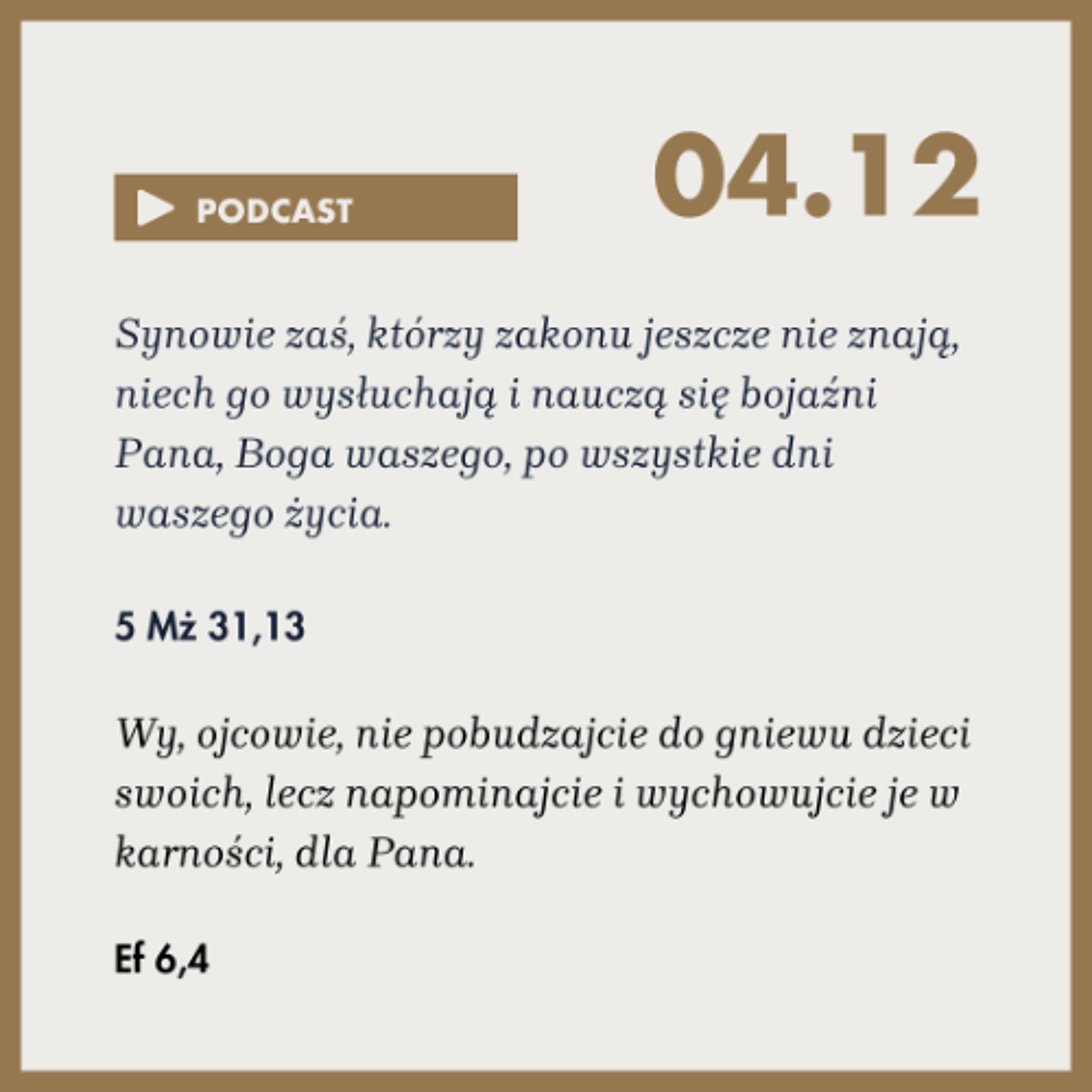 Rozważanie na dzień 4 grudnia 2025r episode artwork