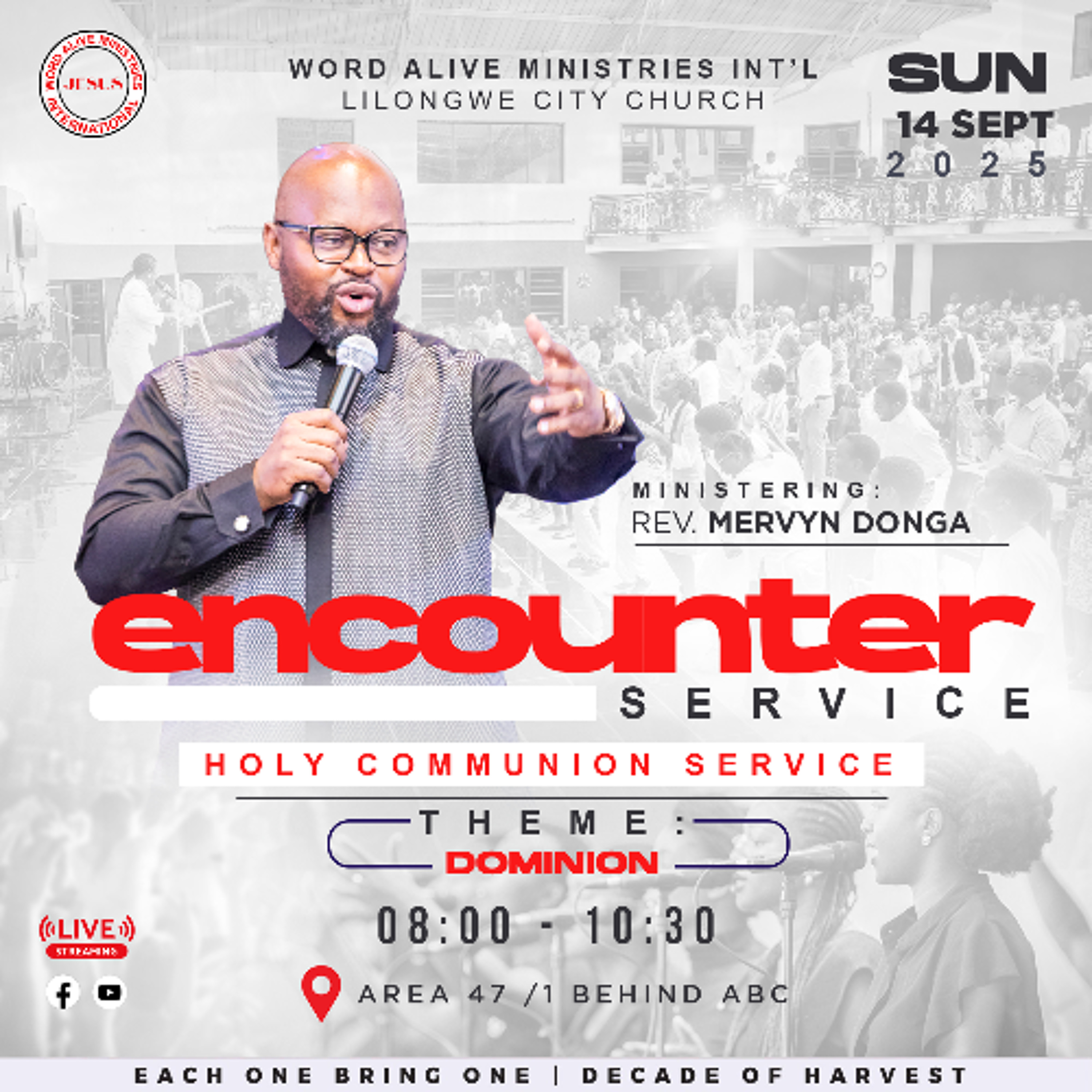 Encounter Service Rev Mervyn Donga "Dominion"