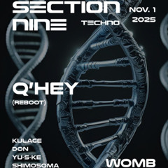 Q'hey Live Mix at Womb Tokyo, November 2025