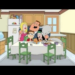 The Perfect Girl but Joe Swanson is singing the American Dad Intro