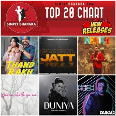 SimplyBhangra.com #Bhangra TOP 20 - Week Ending 14.03.2021 - NEW ENTRIES