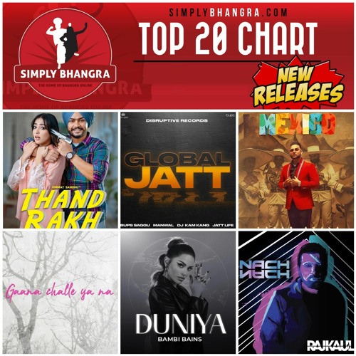 SimplyBhangra.com #Bhangra TOP 20 - Week Ending 14.03.2021 - NEW ENTRIES