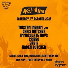 Tristan Ingram Random, Social Chill, Maidstone 04.10.2025.