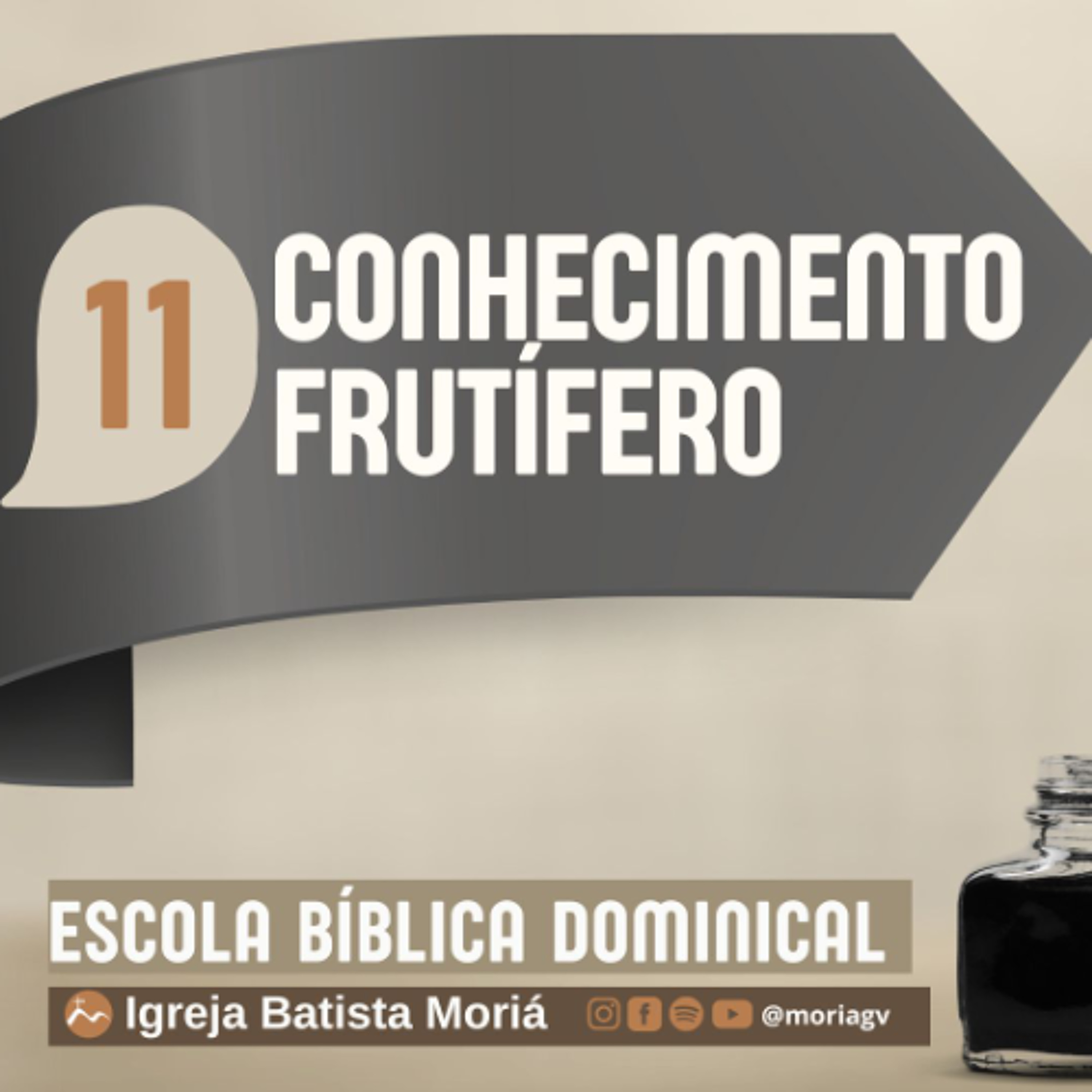 O conhecimento frutífero - Pra.  Jacqueline Coelho - Escola Bíblica Dominical [25.01.2026]